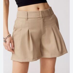 Urban Outfitters Kennedy Pleated Shorts